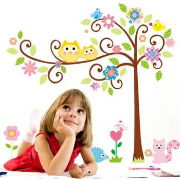 Extra Large OWL Flowers Trees Wall Stickers muraux BIRD Floral Wall Decor Bedroom Vinyl Decal Nursery Wall Art Wall Mural Room
Extra Large OWL Flowers Trees Wall Stickers muraux BIRD Floral Wall Decor Bedroom Vinyl Decal Nursery Wall Art Wall Mural Room