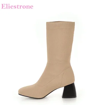 New Hot Quality Winter Sweet Beige Black Women Knitting Boots Fashion Lady Nude Shoes Hoof Heels AC31 Plus Big Size 10 43
New Hot Quality Winter Sweet Beige Black Women Knitting Boots Fashion Lady Nude Shoes Hoof Heels AC31 Plus Big Size 10 43