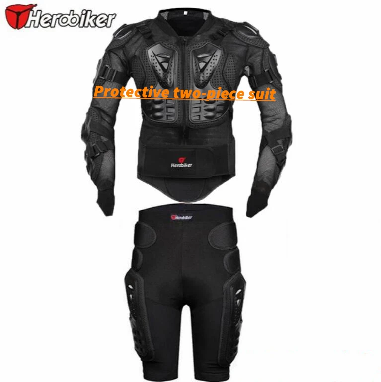 HEROBIKER Motorcycle Jacket Men Full Body Motorcycle Armor Motocross Racing Protective Gear Motorcycle Protection 2 Piece Suits
HEROBIKER Motorcycle Jacket Men Full Body Motorcycle Armor Motocross Racing Protective Gear Motorcycle Protection 2 Piece Suits