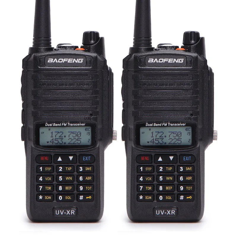 2pcs Baofeng UV-XR 10W High Power IP67 Waterproof Two Way Radio Dual Band Handheld Walkie Talkie for hunting hiking raining
2pcs Baofeng UV-XR 10W High Power IP67 Waterproof Two Way Radio Dual Band Handheld Walkie Talkie for hunting hiking raining