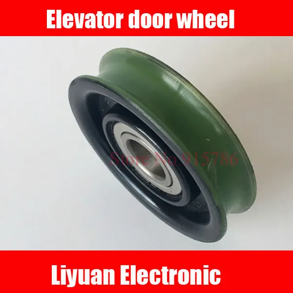 

2pcs Elevator door wheel / 85 * 20 * 6204Z hanging wheel/elevator single grooved wheel / elevator accessories