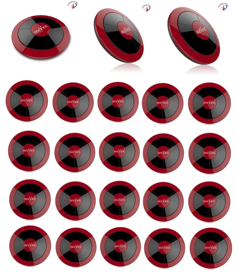 Free shipping! Free shipping! New fashion rf call button, 23pc waiter bell,guest buzzer bell service, 1 key wireless call pager
Free shipping! Free shipping! New fashion rf call button, 23pc waiter bell,guest buzzer bell service, 1 key wireless call pager