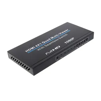 HDMI 4x1 Quad Multi-viewer Full 1080p Switcher Seamless Multiviewer Switch IR Screen Splitter Converter
HDMI 4x1 Quad Multi-viewer Full 1080p Switcher Seamless Multiviewer Switch IR Screen Splitter Converter