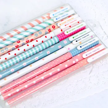 X10 0.38mm Different Colored Gel Pens/Lot Kawaii Cute Gel Pens Korean School Office Supplies Stationery
X10 0.38mm Different Colored Gel Pens/Lot Kawaii Cute Gel Pens Korean School Office Supplies Stationery
