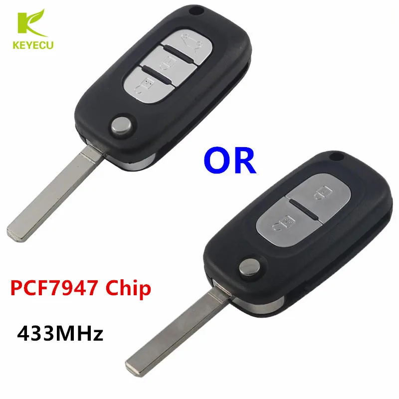 Запасной пульт дистанционного управления KEYECU 433 МГц, чип PCF7947 для Renault Clio 3 2006-10, Twingo 2007-13, Master 2010-15,Kangoo 2010-14
Запасной пульт дистанционного управления KEYECU 433 МГц, чип PCF7947 для Renault Clio 3 2006-10, Twingo 2007-13, Master 2010-15,Kangoo 2010-14