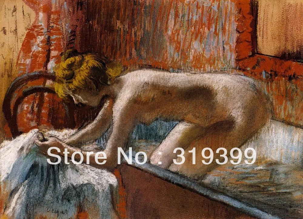 Oil Painting Reproduction on Linen Canvas,Woman Leaving Her Bath-1 by edgar degas ,Free DHL Shipping,100% handmade
Oil Painting Reproduction on Linen Canvas,Woman Leaving Her Bath-1 by edgar degas ,Free DHL Shipping,100% handmade