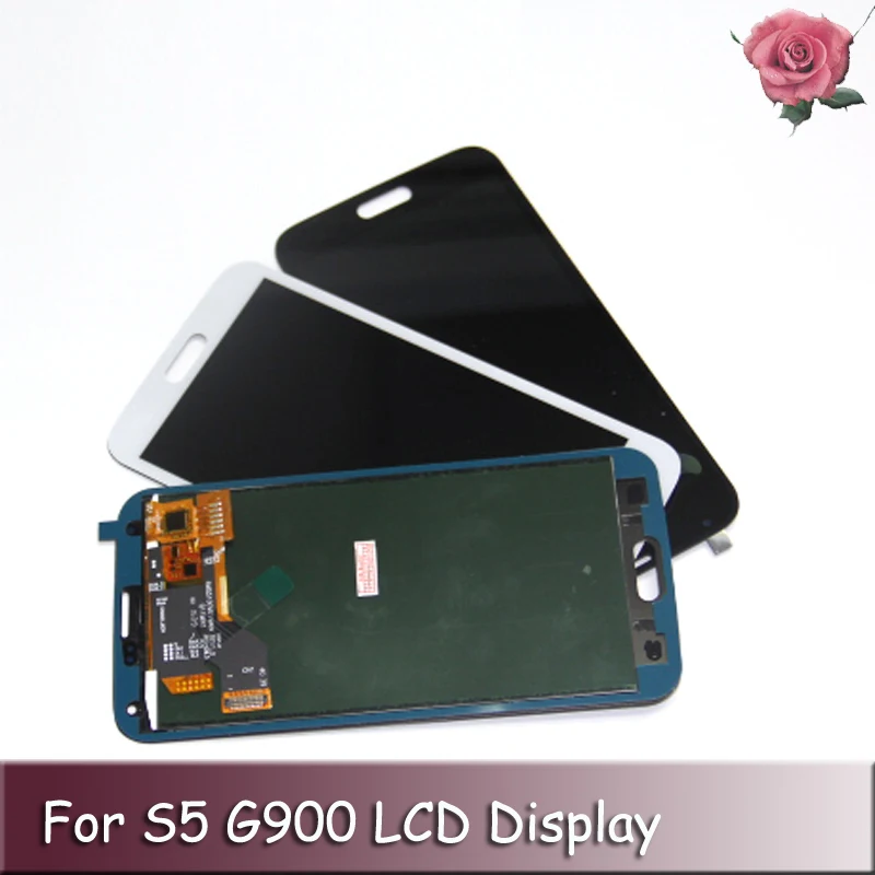 ЖК-дисплей и дигитайзер сенсорного экрана в сборе для Samsung Galaxy S5 G900 G900F | Мобильные