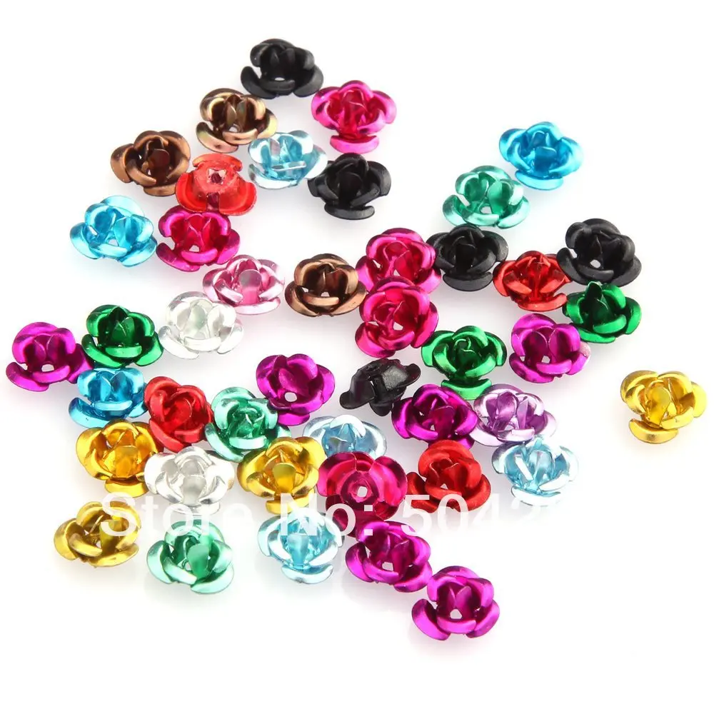 set of 500pcs metal Flower Spacer Beads mixed colors plated 6mm for DIY Jewelry Making
set of 500pcs metal Flower Spacer Beads mixed colors plated 6mm for DIY Jewelry Making