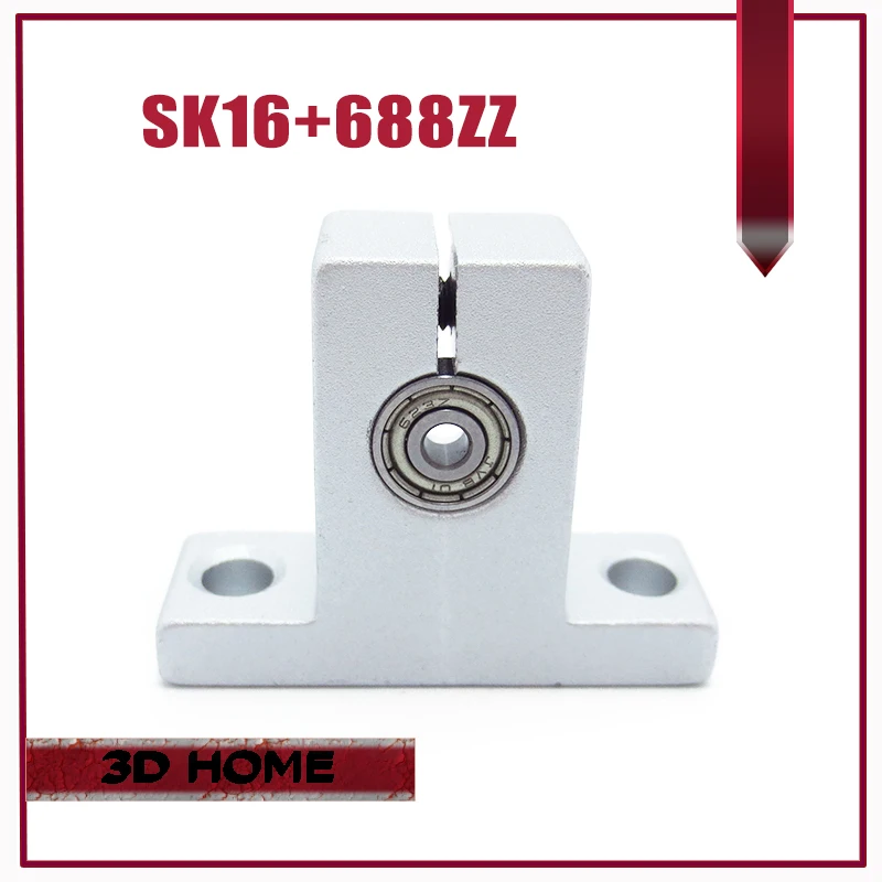Linear rail shaft 16mm SK16 SH16A Linear Rail Shaft with 688ZZ Ball bearing Support XYZ Table CNC and for 3D printer
Linear rail shaft 16mm SK16 SH16A Linear Rail Shaft with 688ZZ Ball bearing Support XYZ Table CNC and for 3D printer