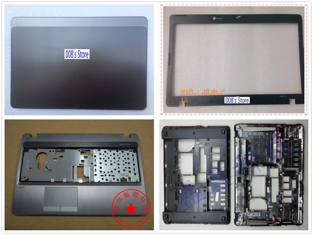 Cover For HP ProBook 4530s 15.6" LCD Rear Back/Front Bezel/Palmrest upper Touchpad/Bottom Base/hinges Case/Keyboard
Cover For HP ProBook 4530s 15.6" LCD Rear Back/Front Bezel/Palmrest upper Touchpad/Bottom Base/hinges Case/Keyboard