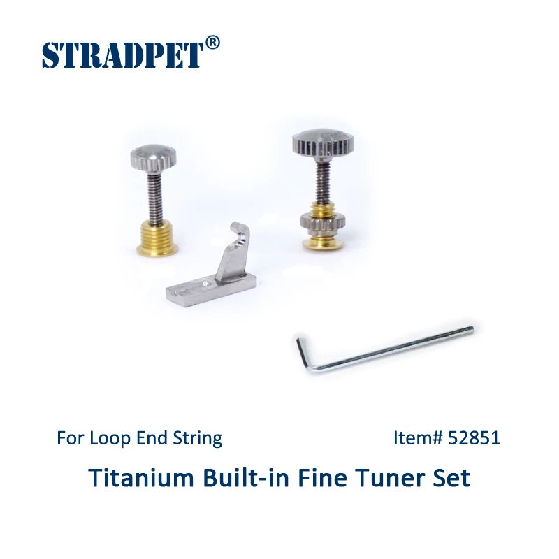 STRADPET violin built-in titanium fine tuner set for LOOP-end string, Violin accessories
STRADPET violin built-in titanium fine tuner set for LOOP-end string, Violin accessories