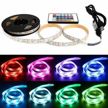 0.5M-3M USB Light Strip RF Remote Control Non-waterproof RGB Led Strip Light Flexible Lighting Ribbon Tape TV Background
0.5M-3M USB Light Strip RF Remote Control Non-waterproof RGB Led Strip Light Flexible Lighting Ribbon Tape TV Background