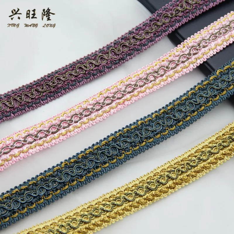 XWL 12M/Lot 2.7CM Wide Curtain Lace Trim Ribbon Belt Webbing Accessories DIY Sewing Sofa Cushion Fabrics | Дом и сад