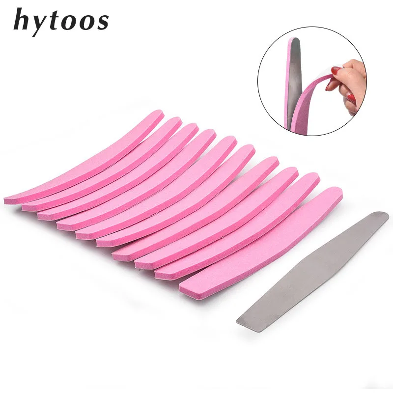 HYTOOS 10Pcs/set Pink Replaceable Sponge Sanding Block Nail File Buffing Washable Polishing Nail Buffer Manicure Art Tool
HYTOOS 10Pcs/set Pink Replaceable Sponge Sanding Block Nail File Buffing Washable Polishing Nail Buffer Manicure Art Tool