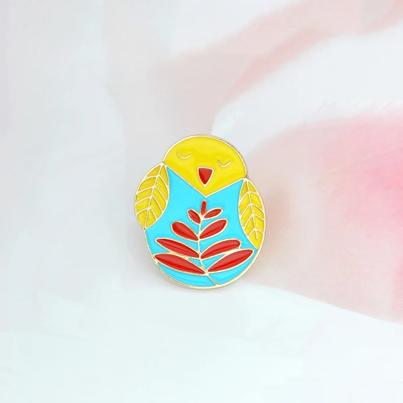 Owl Cartoon Brooch Chicks and Leaves Enamel Lapel Pin Animal Badge jacket shirt Corsage Love Mom fashion jewelry kids gift
Owl Cartoon Brooch Chicks and Leaves Enamel Lapel Pin Animal Badge jacket shirt Corsage Love Mom fashion jewelry kids gift