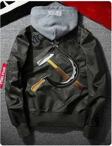 yizlo army air force one jacket men jaqueta masculina military kanye west jacket windbreaker Sickle hammer MA1 bomber jacket
yizlo army air force one jacket men jaqueta masculina military kanye west jacket windbreaker Sickle hammer MA1 bomber jacket