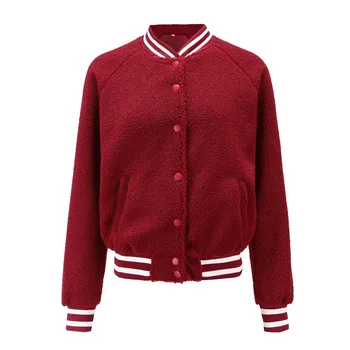 Causal Women Patchwork Jacket Autmn Winter Red Color Long Sleeve Single Breasted Female Coat Top
Causal Women Patchwork Jacket Autmn Winter Red Color Long Sleeve Single Breasted Female Coat Top