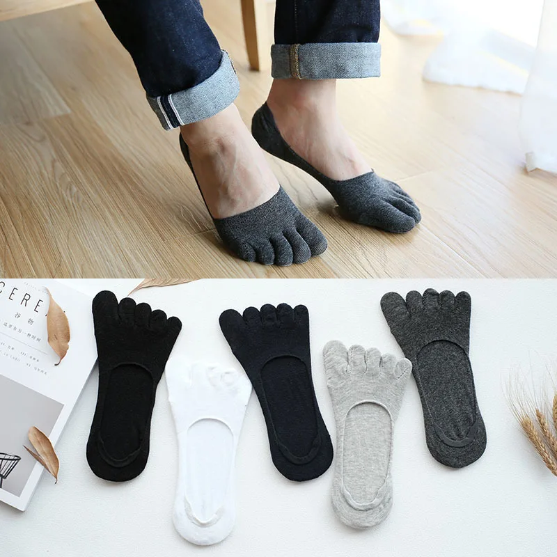 1 Pair Summer Men Yoga Slipper Socks Five Finger Toe Deodorant Cotton Socks Breathable for Dancing Ballet Exercises
1 Pair Summer Men Yoga Slipper Socks Five Finger Toe Deodorant Cotton Socks Breathable for Dancing Ballet Exercises