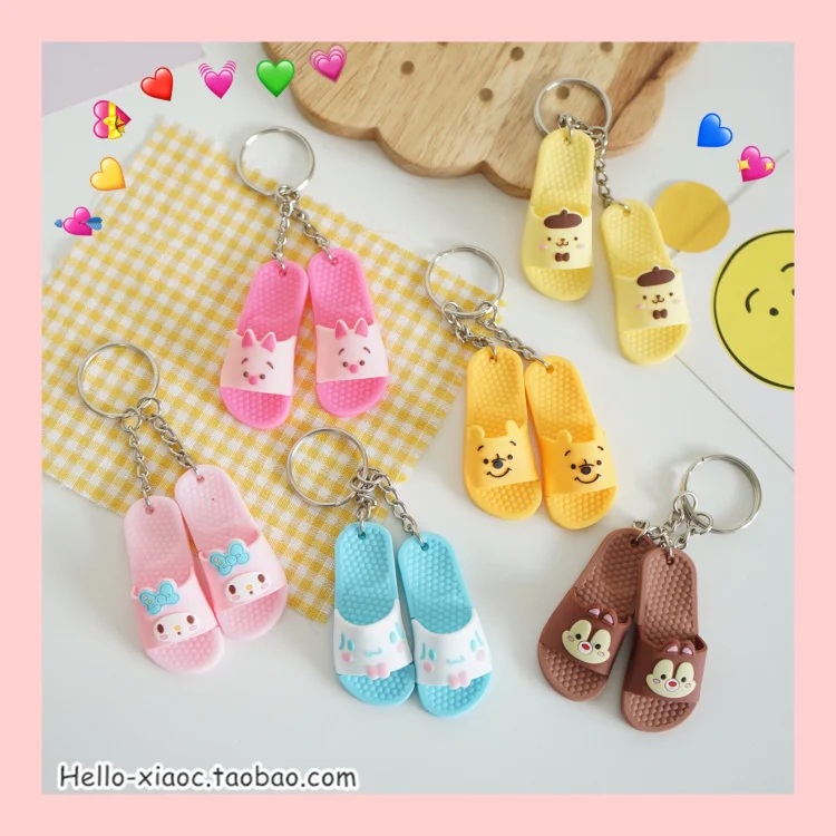 Cartoon mini Dale Piglet flip flop keychain melody key ring bags pendant girls gifts
Cartoon mini Dale Piglet flip flop keychain melody key ring bags pendant girls gifts