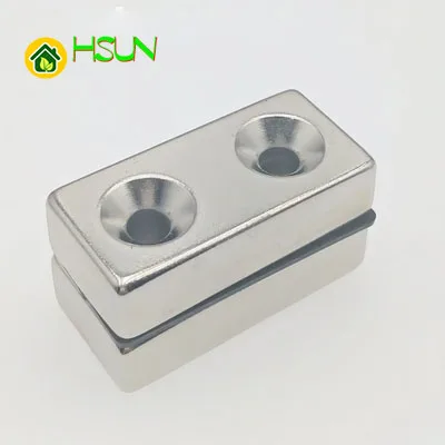 Rectangular Holed Magnets Super-strong Magnets with holes High-intensity Absorbing Iron Screw Hole magnets
Rectangular Holed Magnets Super-strong Magnets with holes High-intensity Absorbing Iron Screw Hole magnets