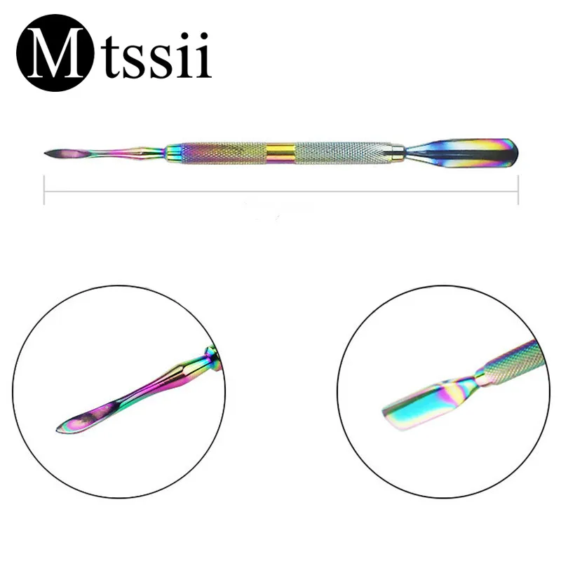 Mtssii 1 pc 15.3cm Symphony Nail Gel Polish Remover Rod Stainless Steel File Stick Lacquer Cleaner Tools for Design | Красота и
