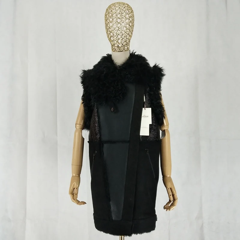 Natural real fur coat winter women jacket genuine sheep fur vest sheepskin coats sleeveless medium clothes 2019 abrigo mujer
Natural real fur coat winter women jacket genuine sheep fur vest sheepskin coats sleeveless medium clothes 2019 abrigo mujer