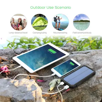 2020 Portable Solar Charger Solar Power Bank 15000mah With LED Lamp for iphone 11 pro samsung s9 s10 
2020 Portable Solar Charger Solar Power Bank 15000mah With LED Lamp for iphone 11 pro samsung s9 s10