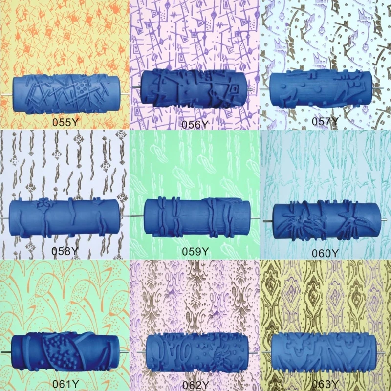 1PCS 5" Wallpaper Decoration Patterned Roller Embossed Paint Rubber Roller Sleeve Wall Texture Stencil Brush 3D Pattern Decor
1PCS 5" Wallpaper Decoration Patterned Roller Embossed Paint Rubber Roller Sleeve Wall Texture Stencil Brush 3D Pattern Decor