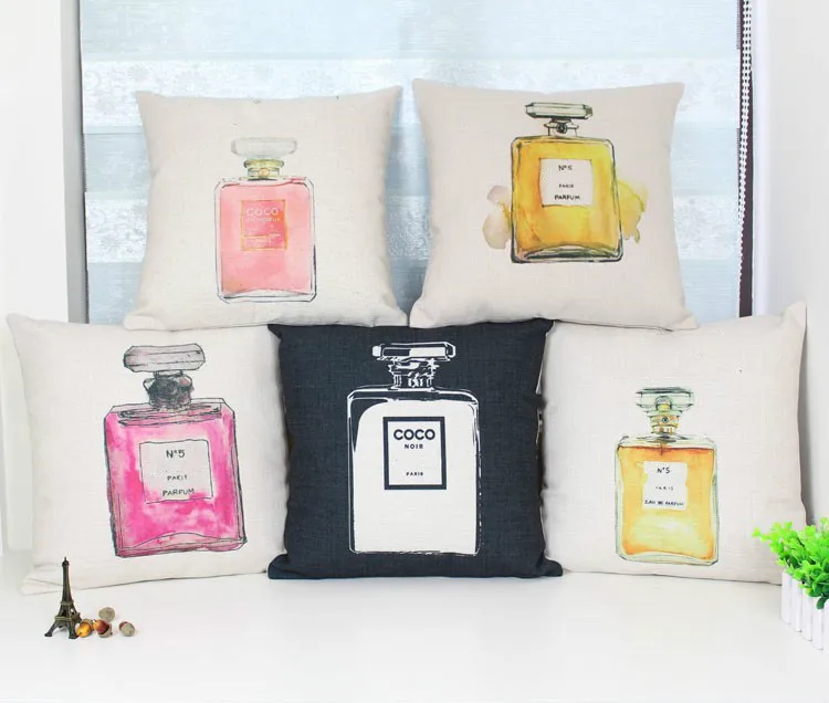 Perfume pillow cover, Creative cartoon art Luxurious Paris Perfume bottle throw pillow case pillowcase wholesale
Perfume pillow cover, Creative cartoon art Luxurious Paris Perfume bottle throw pillow case pillowcase wholesale