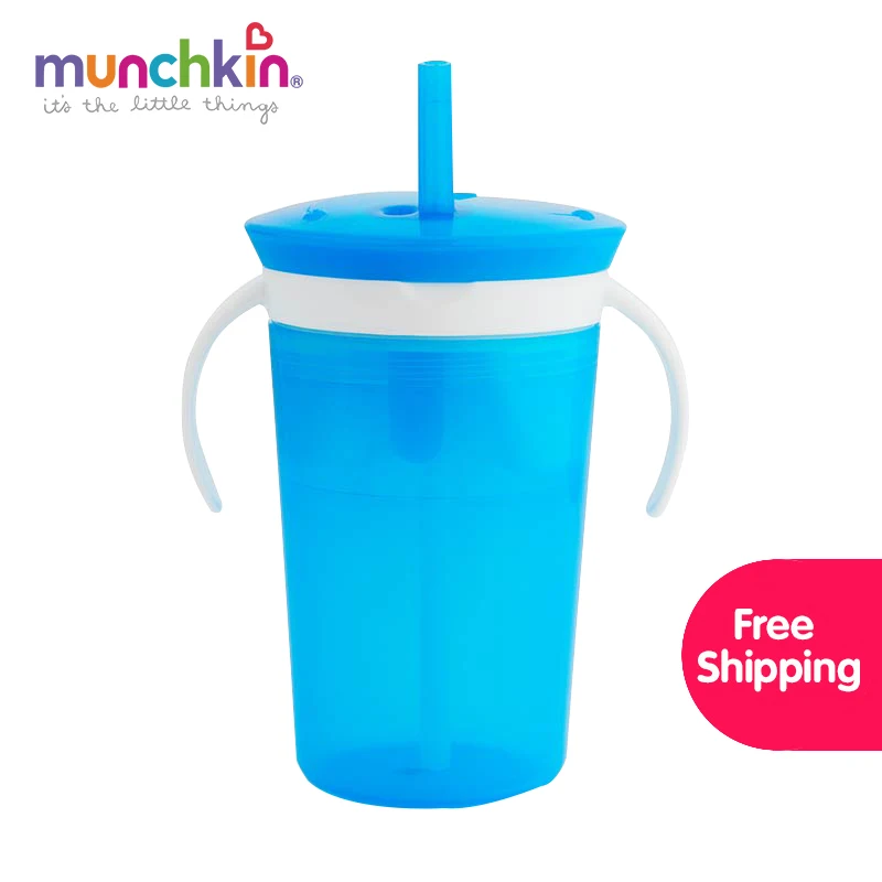 

Munchkin SnackCatch & Sip 2-in-1 Snack Catcher and 2 Piece Spill-Proof Cup