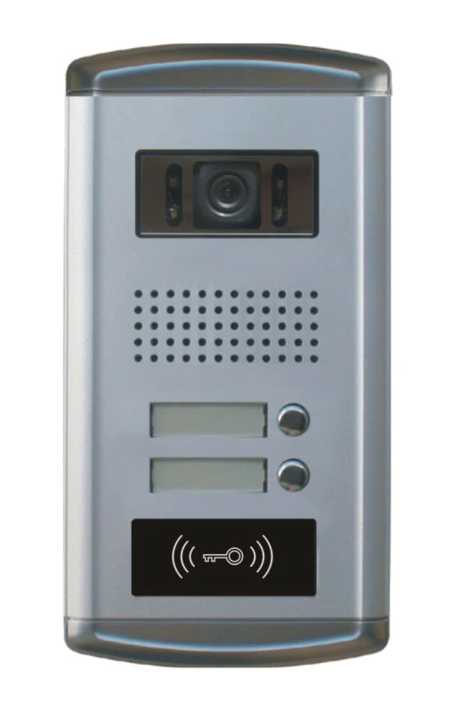 ZHUDELE brand Metal video door phone outdoor camera TS2 for 2-apartments with ID card unlock function | Безопасность и защита