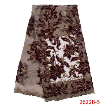 New Hot Selling Lace Fabric Nigerian Wedding Lace Dress Fabric French Latest Velvet Embroidery Net Fabric Lace QF2622B-5
New Hot Selling Lace Fabric Nigerian Wedding Lace Dress Fabric French Latest Velvet Embroidery Net Fabric Lace QF2622B-5