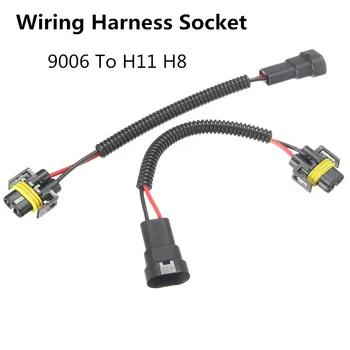 2Pcs 12V 9006 To H11 H8 Extension Wiring Harness Socket Car Wire Connector Cable Plug Adapter For Headlight Fog Light Head Lamp
2Pcs 12V 9006 To H11 H8 Extension Wiring Harness Socket Car Wire Connector Cable Plug Adapter For Headlight Fog Light Head Lamp