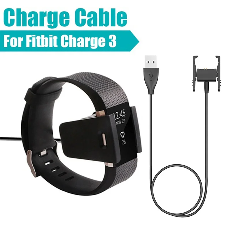 55cm Replaceable USB Charger Dock Adapter Charging Cable Wire Cord for Fitbit Charge 3 Smart Bracelet High Quality Dock Cable
55cm Replaceable USB Charger Dock Adapter Charging Cable Wire Cord for Fitbit Charge 3 Smart Bracelet High Quality Dock Cable