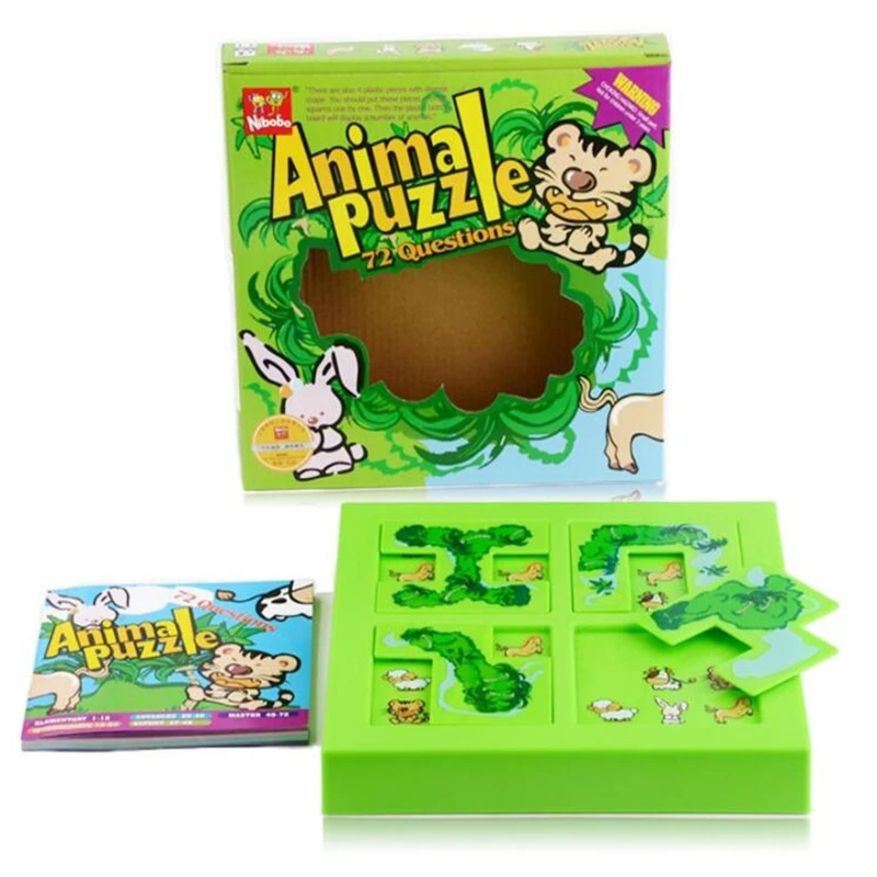 High Quality New Kids Animal Maze Puzzle IQ Mind Logic Brain Teaser Puzzles Game Toys for Children 72 Questions 2019
High Quality New Kids Animal Maze Puzzle IQ Mind Logic Brain Teaser Puzzles Game Toys for Children 72 Questions 2019