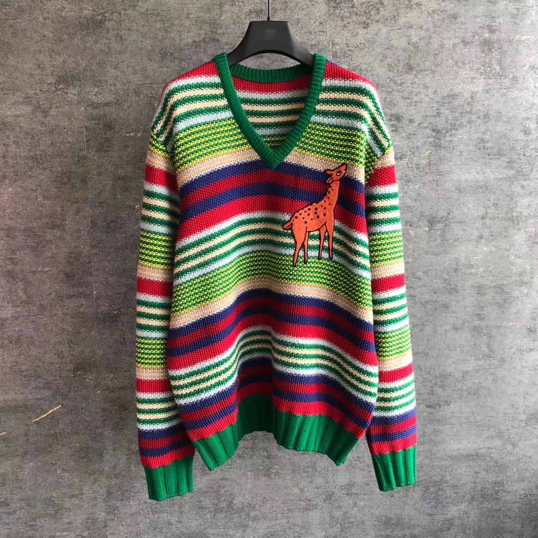 2019 Autumn & Spring Casual Deer Green Jumper Sweater Women V-Neck Pullovers Animal Free Shipping
2019 Autumn & Spring Casual Deer Green Jumper Sweater Women V-Neck Pullovers Animal Free Shipping