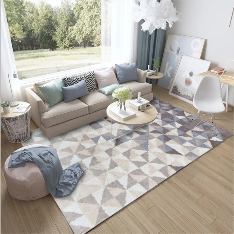 Nordic Style Abstract Geometric Gray Carpet Area Rug for Living Room Bedroom Rug Non-slip and Anti-wrinkle Floor Mats
Nordic Style Abstract Geometric Gray Carpet Area Rug for Living Room Bedroom Rug Non-slip and Anti-wrinkle Floor Mats