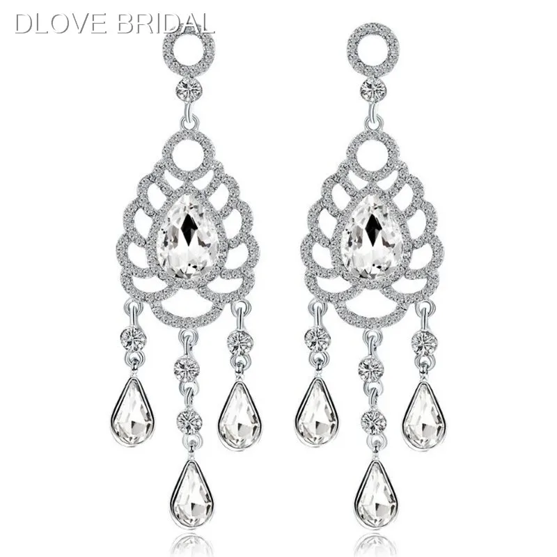 Ethnic Water Drop Crystal Tassels Earrings Long Tasse Bridal Wedding Party Jewelry Accessory for Women
Ethnic Water Drop Crystal Tassels Earrings Long Tasse Bridal Wedding Party Jewelry Accessory for Women