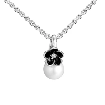 925 Sterling Floral silver Pendant with White Freshwater Cultured Pearl Fit Original Necklaces For Women
925 Sterling Floral silver Pendant with White Freshwater Cultured Pearl Fit Original Necklaces For Women