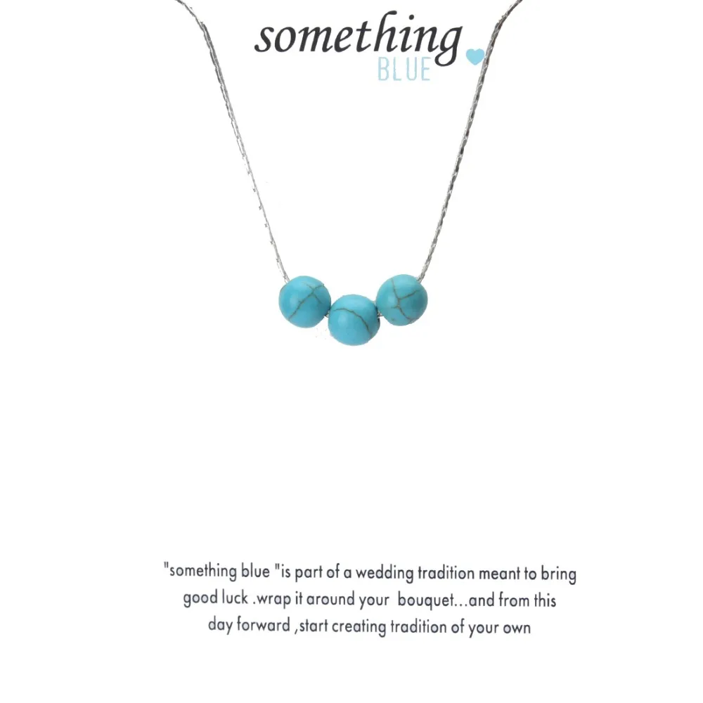 1Pc Boho Flat Round Turquoise Beads Women Necklace Wedding Party Jewelry