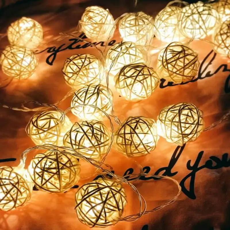 220V 8W LED Rattan String Light Ball Shape Lights Flashing String Outdoor Landscape Party Christmas Decorative String Light #927
220V 8W LED Rattan String Light Ball Shape Lights Flashing String Outdoor Landscape Party Christmas Decorative String Light #927
