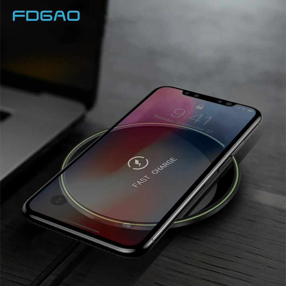 FDGAO 10W Qi Wireless Charger for iPhone X XS Max XR 8 Plus Fast Wireless Charging Pad For Samsung S8 S9 Note 8 Xiaomi Mix 3 2s
FDGAO 10W Qi Wireless Charger for iPhone X XS Max XR 8 Plus Fast Wireless Charging Pad For Samsung S8 S9 Note 8 Xiaomi Mix 3 2s