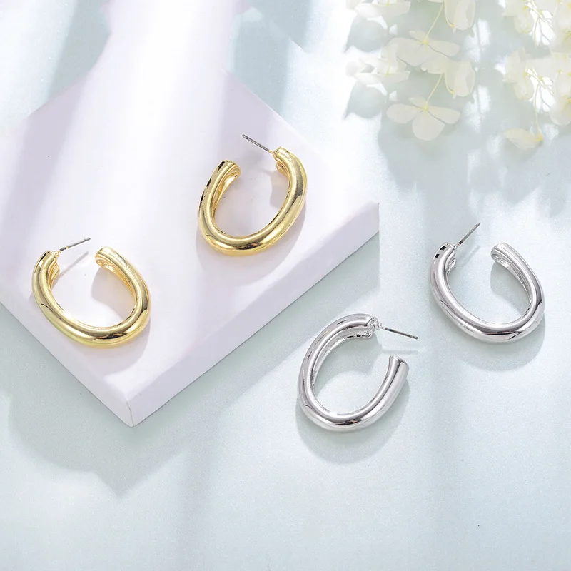 Silver/Gold Women Drop Earrings Sensitive Ears Metal Ear Jewelry Big Dangler Female Personalized Brincos Modern Jewelry Gifts
Silver/Gold Women Drop Earrings Sensitive Ears Metal Ear Jewelry Big Dangler Female Personalized Brincos Modern Jewelry Gifts