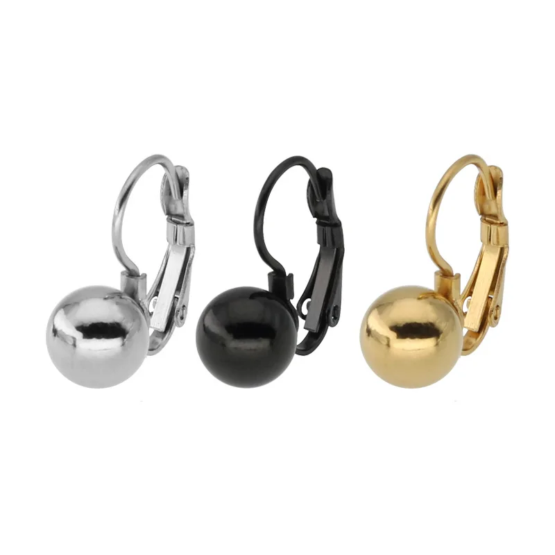 Simulated Pearl Shape Hoop Earrings 8mm Ball Design 3 Colors Stainless Steel Earrings For Women Fashion Jewelry Gift (EA102235)
Simulated Pearl Shape Hoop Earrings 8mm Ball Design 3 Colors Stainless Steel Earrings For Women Fashion Jewelry Gift (EA102235)