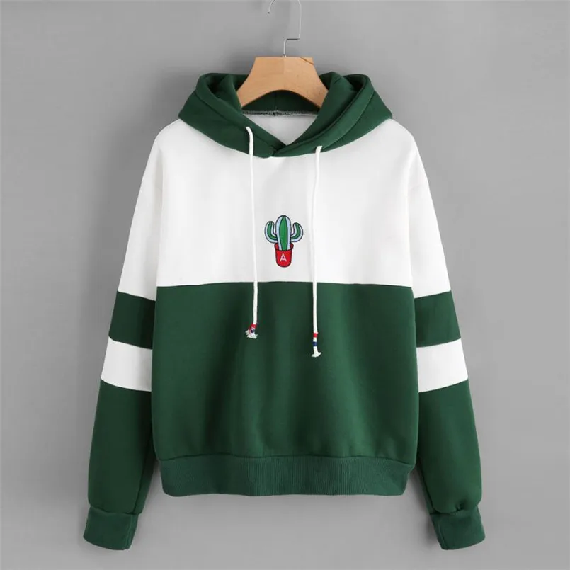 2018 Russian new hot hoodies women printing cactus color matching long-sleeved hooded sweatshirts trend fashion casual top women
2018 Russian new hot hoodies women printing cactus color matching long-sleeved hooded sweatshirts trend fashion casual top women