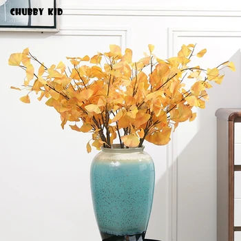 20pcs! wholesale High simulation 3D printing ginkgo leaves artificial 94cm Long branch artificial green plants gingko leaf
20pcs! wholesale High simulation 3D printing ginkgo leaves artificial 94cm Long branch artificial green plants gingko leaf