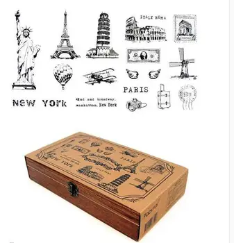 Wholesale stationery postage stamps, landscape memories wooden stamp set, A LIFE, wooden box packed ellos stamps, free shipping
Wholesale stationery postage stamps, landscape memories wooden stamp set, A LIFE, wooden box packed ellos stamps, free shipping