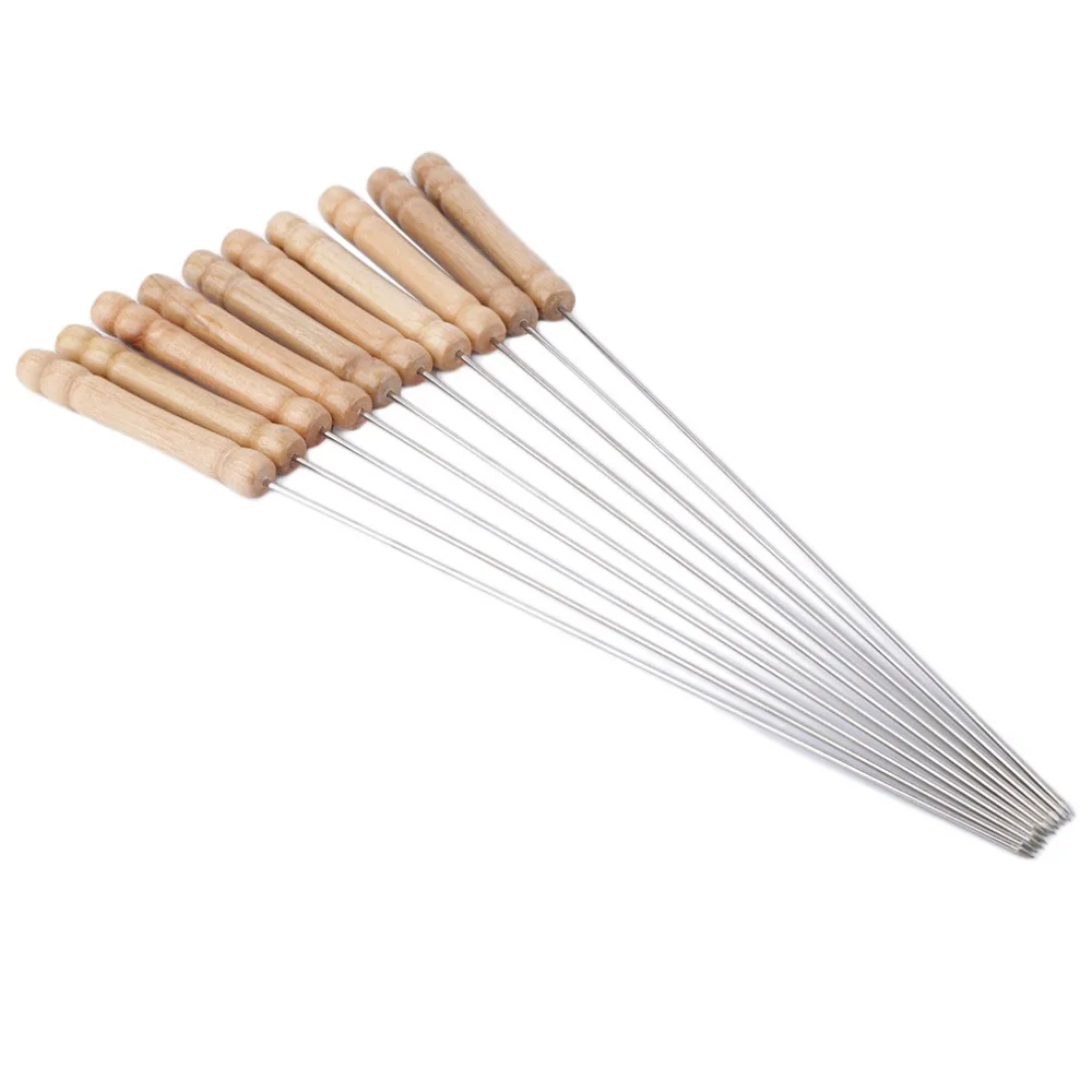 Superior 10pcs Outdoor Picnic BBQ Barbecue Skewer Roast Stick Stainless Steel Needle
Superior 10pcs Outdoor Picnic BBQ Barbecue Skewer Roast Stick Stainless Steel Needle
