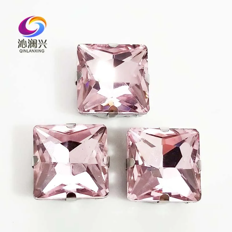 Pink top quality Glass Crystal sew on stones,square shape claw rhinestone with holes,Diy/Clothing accessorie SWZ409
Pink top quality Glass Crystal sew on stones,square shape claw rhinestone with holes,Diy/Clothing accessorie SWZ409