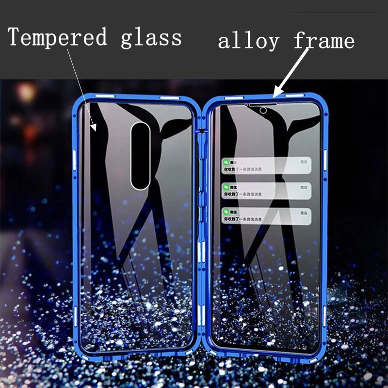 For Xiaomi K20 Metal Bumper Case Magnetic Cases 360 Front+Back Double-sided Tempered Glass Case For Xiaomi Mi 9 Se K20 PRO Cases
For Xiaomi K20 Metal Bumper Case Magnetic Cases 360 Front+Back Double-sided Tempered Glass Case For Xiaomi Mi 9 Se K20 PRO Cases